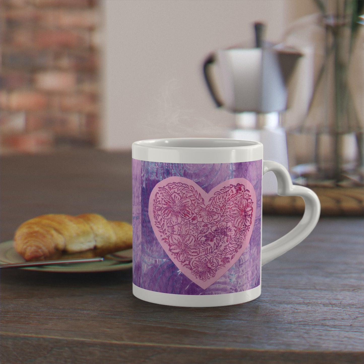 Heart-Shaped Mug